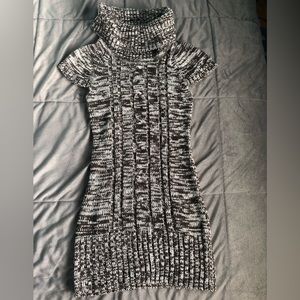 Brown & Creme Sweater Dress Small